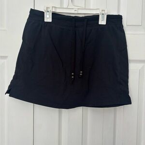 GreenTea Women's Classic Black Skort